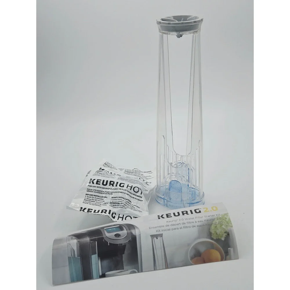 Keurig 2.0 Water Filter Starter Kit Side Reservoir Handle and Filter Cartridge